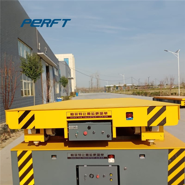 material transport carts with integrated screw jack lift table 30 ton